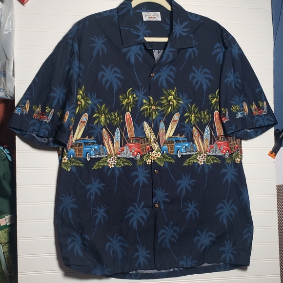 Pacific Legend Apparel Hawaiian Shirt - Picture 1 of 8
